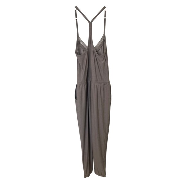 Beyond Yoga Strappy Back Jumpsuit In Oysht Grey - Picture 5 of 8